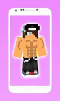 Hot boy skins for minecraft pe постер