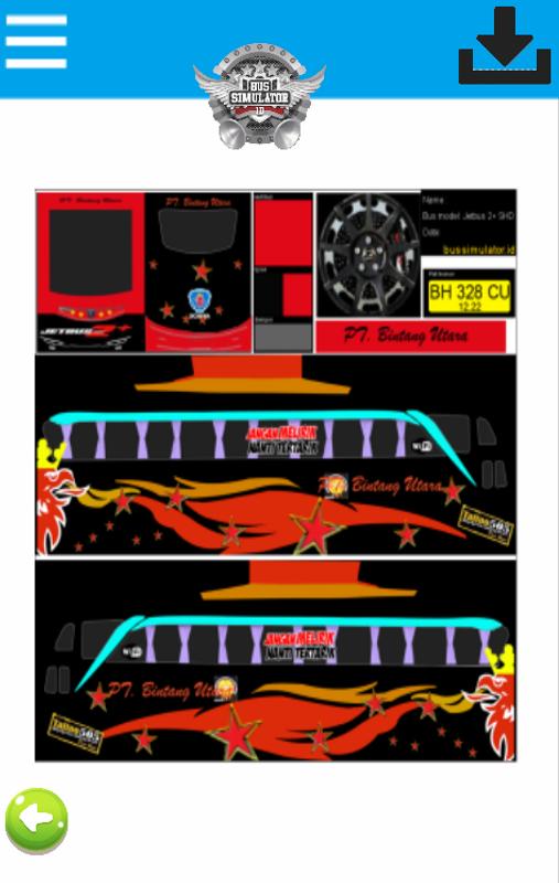 Android 用の Livery Skin BUSSID SHD HD DAN XHD APK をダウンロード