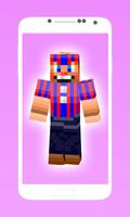 Skins for minecraft pe fnaf poster