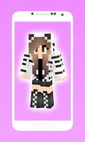 skins girls for minecraft pe imagem de tela 1