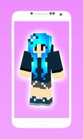 skins girls for minecraft pe スクリーンショット 2