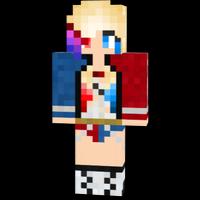 HARLEY QUIN Skin For MINECRAFT 截圖 2