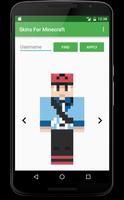 Skincraft -Skins for Minecraft Poster