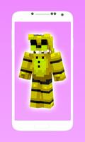 Skins for fnaf for mcpe Affiche