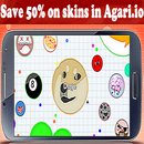 Save 50% on skins in Agari io APK