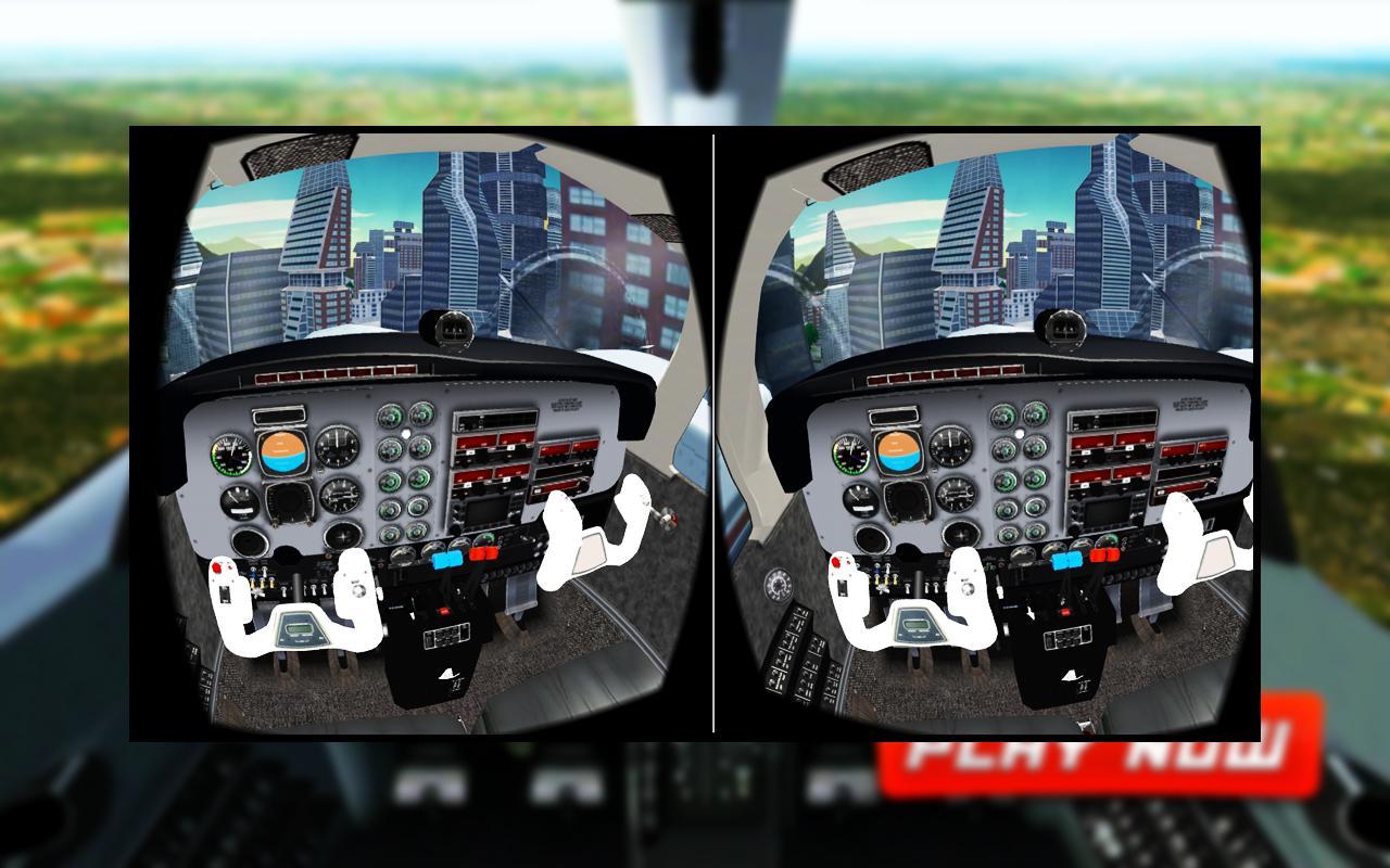 Симулятор работы VR. Виртуальный пилот.