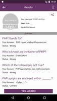 PHP : MCQS tests and Interview Questions capture d'écran 2