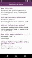 PHP : MCQS tests and Interview Questions capture d'écran 3