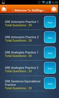 GRE Verbal Reasoning Plakat