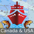 Canada:Marine Navigation Charts &Lake Fishing Maps ícone