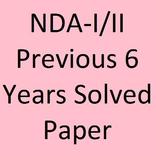 NDA Solved Past Years Papers