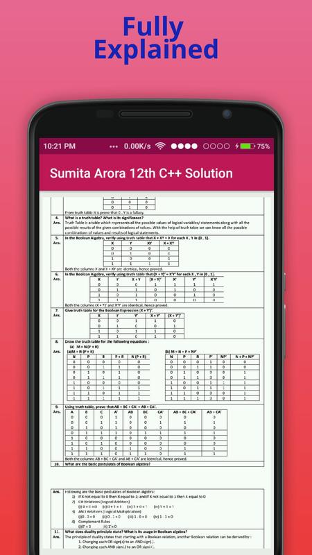 sumita arora 12th c solution apk download free books reference