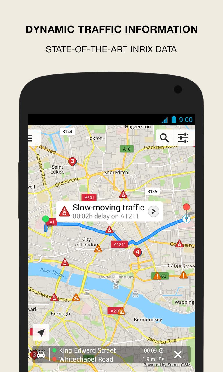 Gps Navigation Maps & Traffic Scout Gps Navigation Maps & Traffic Scout