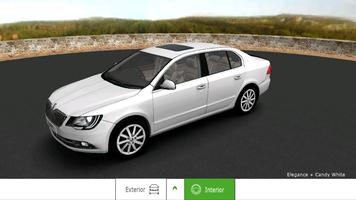 SKODA Superb 3D Visualizer Affiche