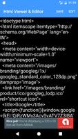 برنامه‌نما Html Viewer And Editor عکس از صفحه