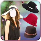 Women Hat Photo Montage Zeichen