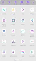 White Board launcher theme ảnh chụp màn hình 3