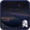 A night flight Launcher theme