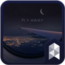 A night flight Launcher theme APK