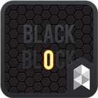 Black Block Launcher theme icône