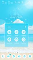 Enjoy your summer Launcher theme स्क्रीनशॉट 1