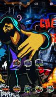 Graffiti Hiphop Warrior theme capture d'écran 1