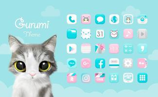Gurumi Sugar Cat Live theme Affiche