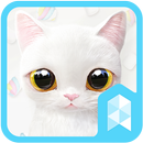 Marshmallow Cat Live theme APK