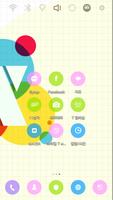 Initial X Launcher Theme ảnh chụp màn hình 2