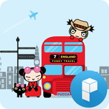 Pucca in London Launcher Theme