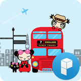 Pucca in London Launcher Theme آئیکن