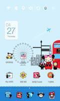 Pucca in London Launcher Theme ポスター
