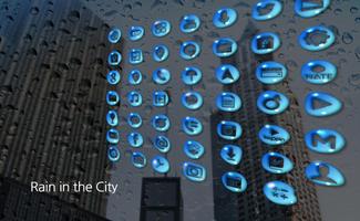 Poster Rain in the City Theme