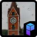 Tema Torre do Relógio na Chuva APK