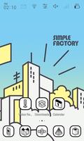 Simple Factory launcher theme ảnh chụp màn hình 2