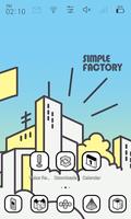2 Schermata Simple Factory launcher theme