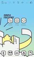Simple Factory launcher theme ảnh chụp màn hình 3