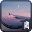 Sunset flight Launcher theme