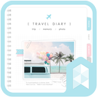 Emotion Travel diary Launcher theme Zeichen