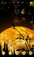 Wish upon a full moon theme Affiche