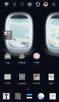 Plane Window Launcher Theme Affiche