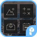 Black Square Icon Pack APK