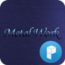 Blue Metal Launcher Theme APK