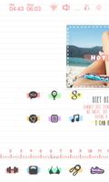 Diet Diary launcher theme ảnh chụp màn hình 1