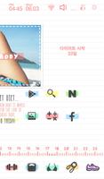 Diet Diary launcher theme ảnh chụp màn hình 2