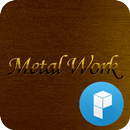 Gold Metal Launcher Theme APK