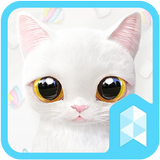 Marshmallow Sugar Cat theme icône