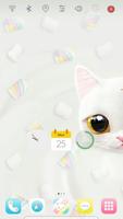 Marshmallow Sugar Cat theme Affiche
