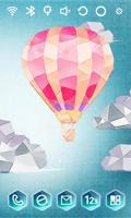 Paper Balloon Launcher Theme تصوير الشاشة 2