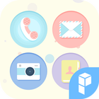 Pastel Icon Widgetpack theme icône